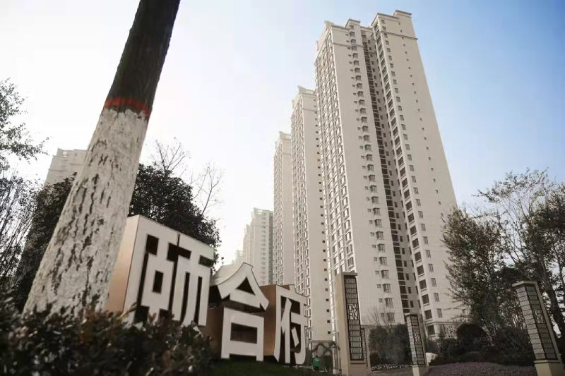 外墙涂料质感漆案例（西安颐和府小区）