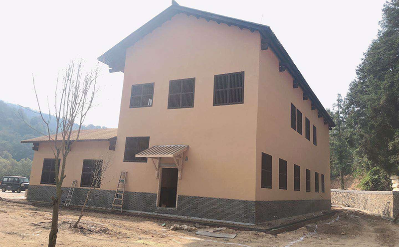稻草漆墙面建筑最终成型后的样子.png