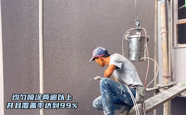 水包砂一天能喷多少平米?