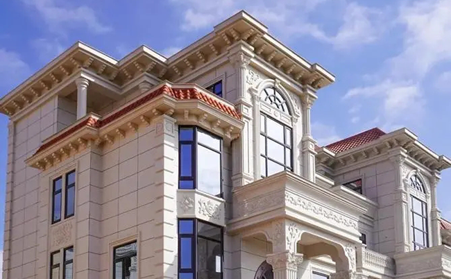 不同颜色的自建房水包砂效果图.png