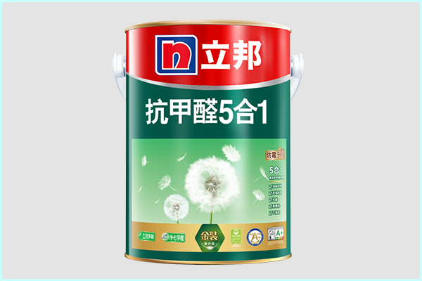 抗甲醛5合1墙面漆立邦多少钱?